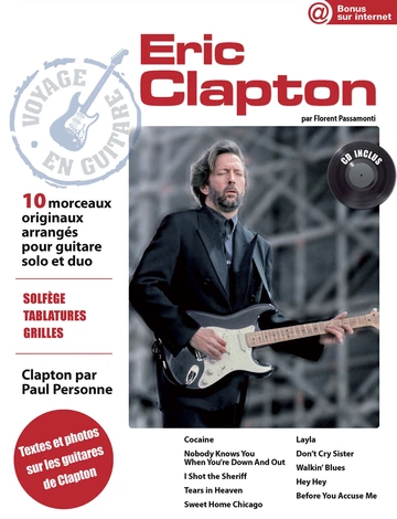 Voyage en Guitare. Eric Clapton Visuel